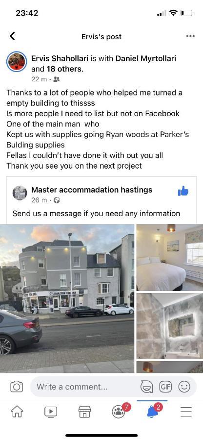 Master Accommodation Suite 2 Sea View With Balcony Hastings Exterior foto